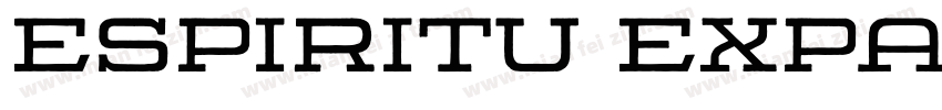 Espiritu Expanded字体转换